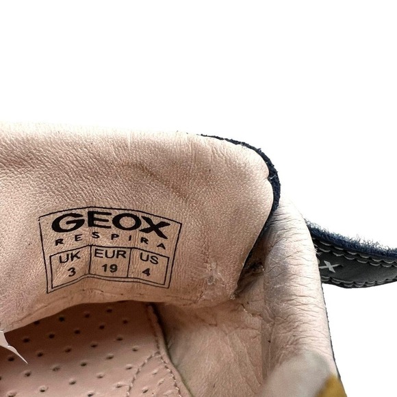 Geox Respira Disney Sneaker Mickey Mouse‎ Duo Monk Straps Baby Boy Blue Size 4 - Picture 7 of 8